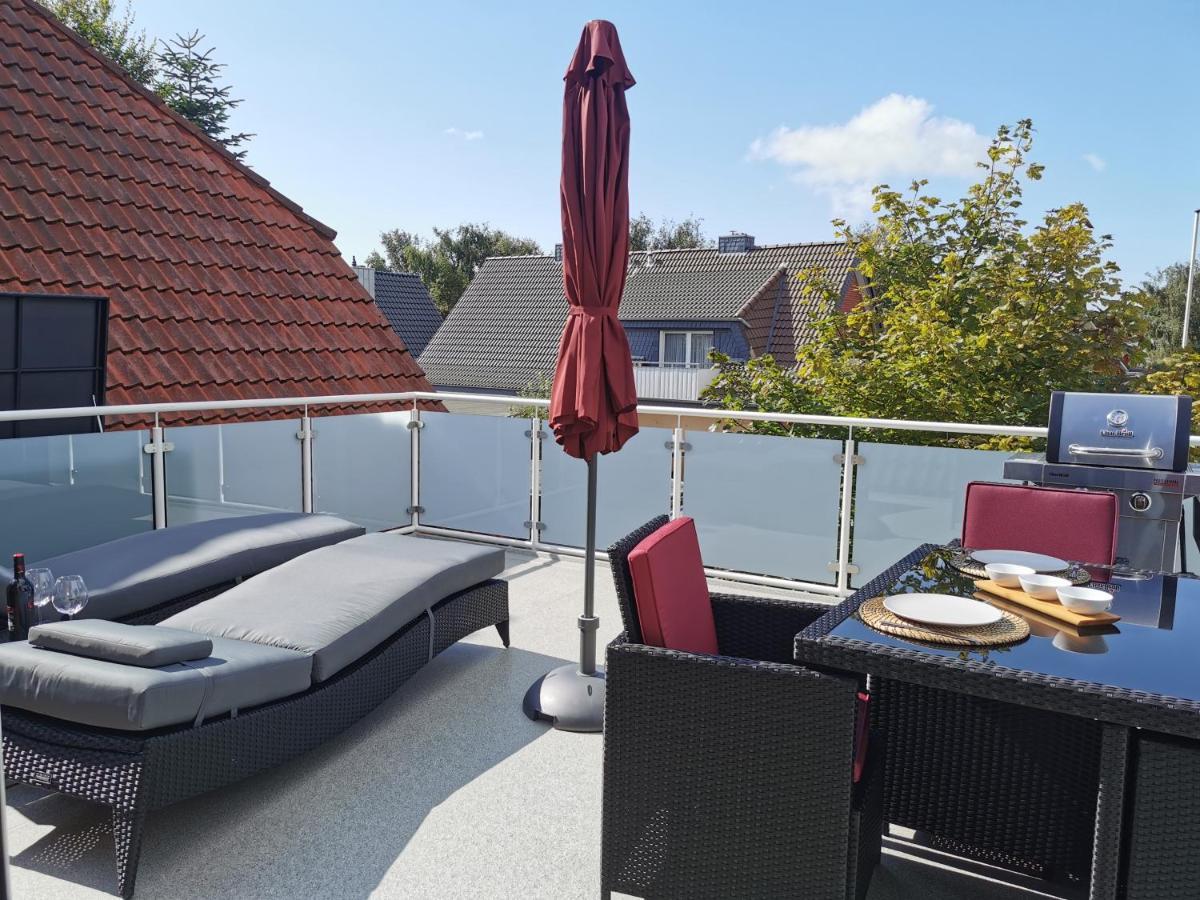 Moderne Wohnung Mit Privatpool Büsum Eksteriør bilde